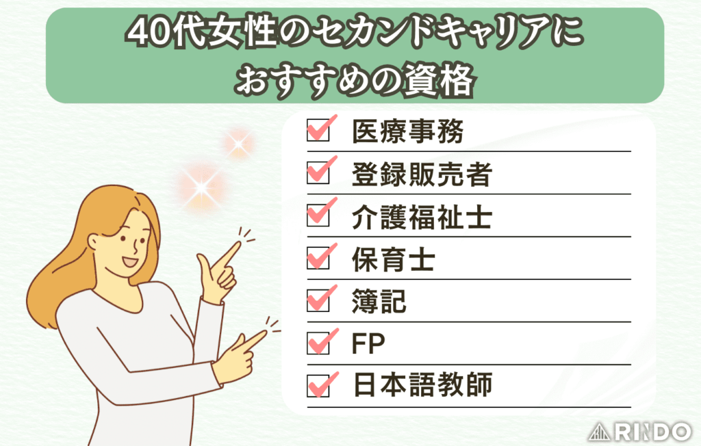 40代からの資格　女性