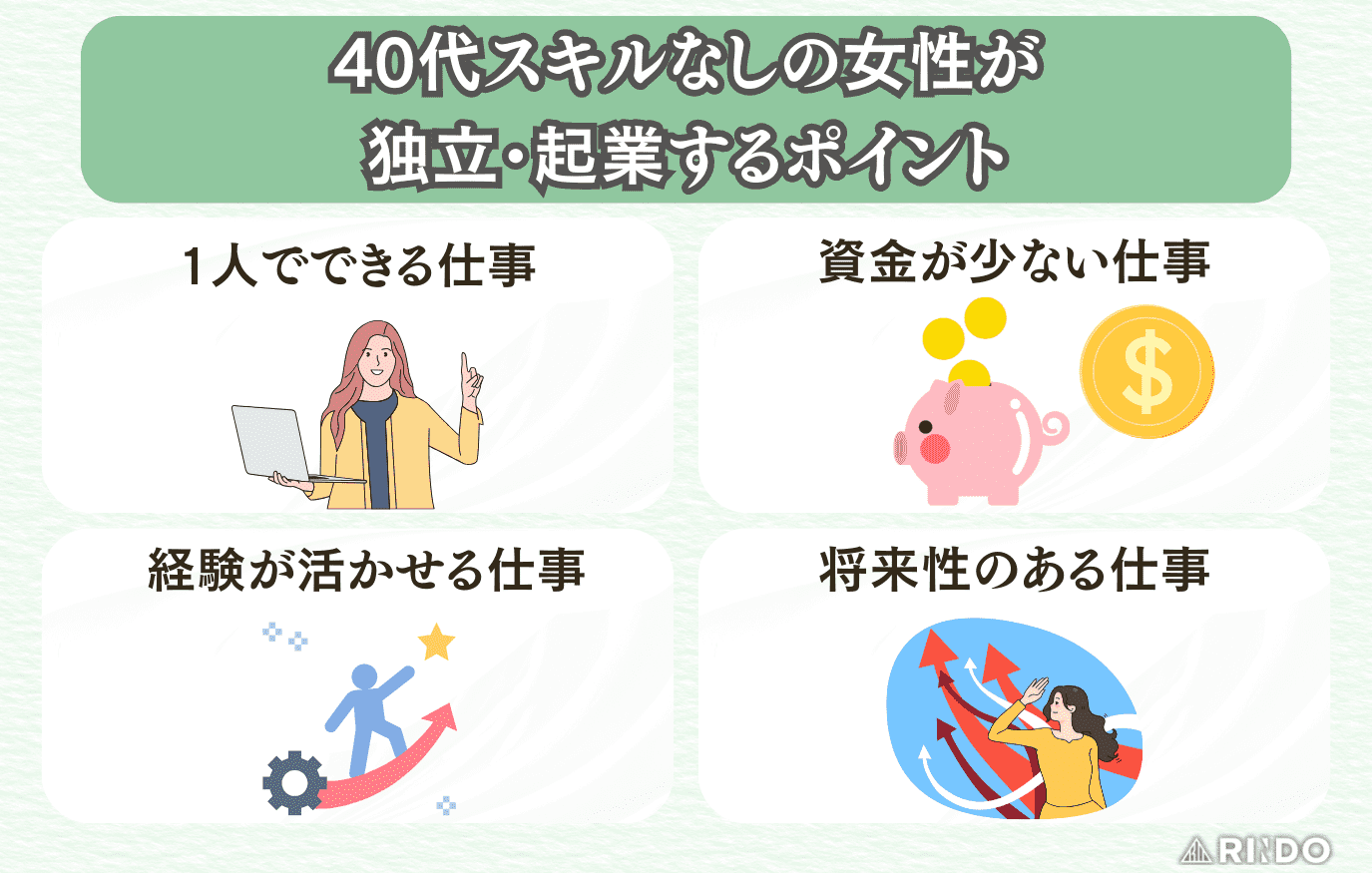 40代スキルなし　起業