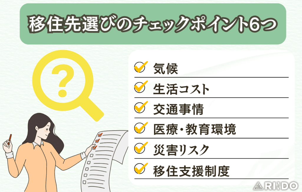 移住先選び ポイント